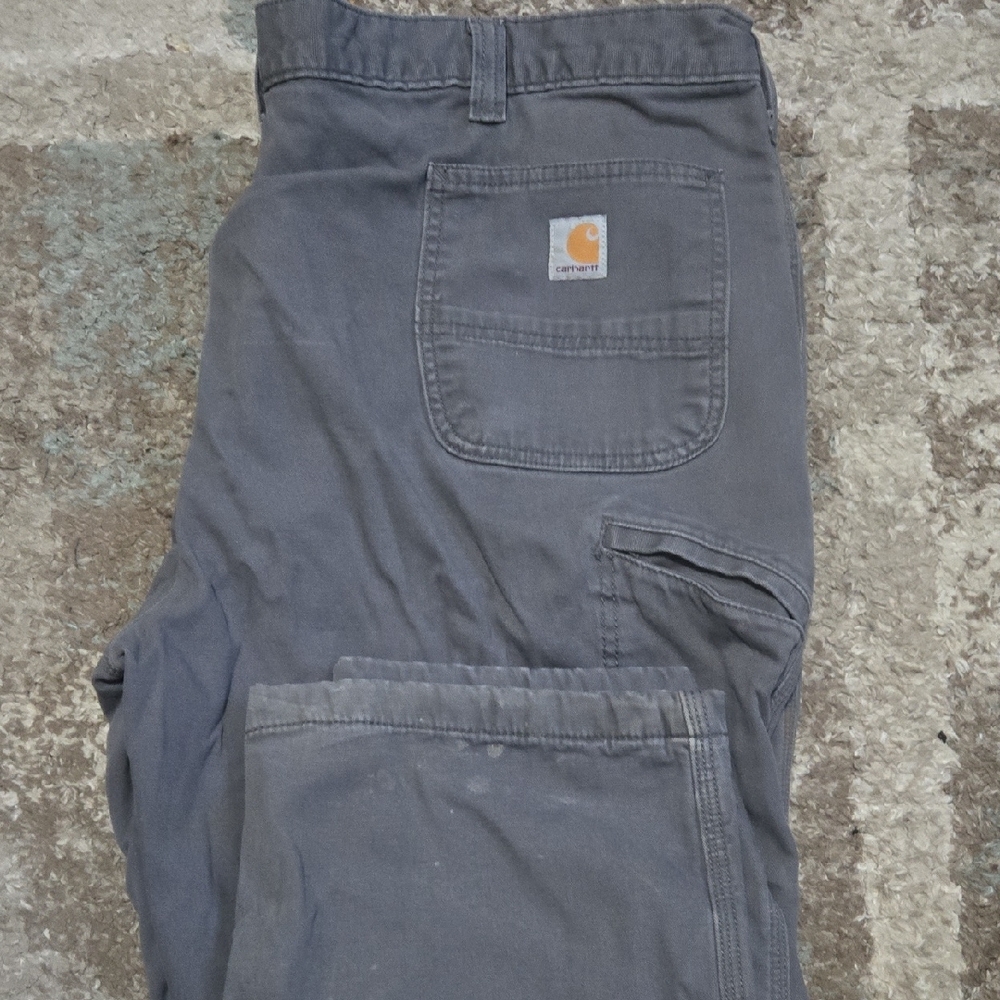 Carhartt Gray Cargo Pants Durable Workwear